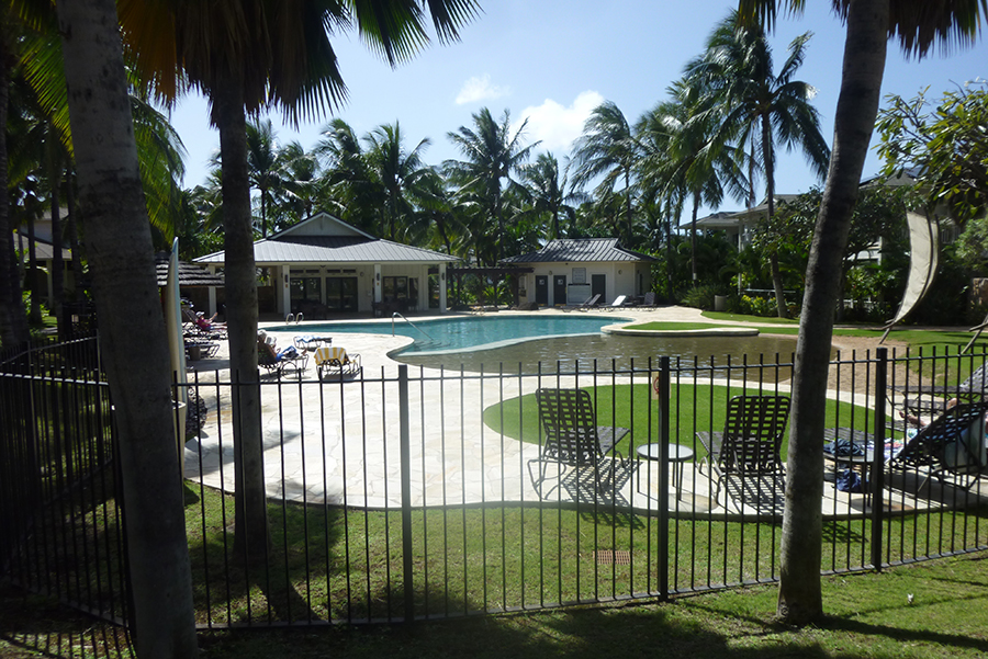 Pool access near front entrance of The Coconut Plantation. Available to all tenants and their guests.